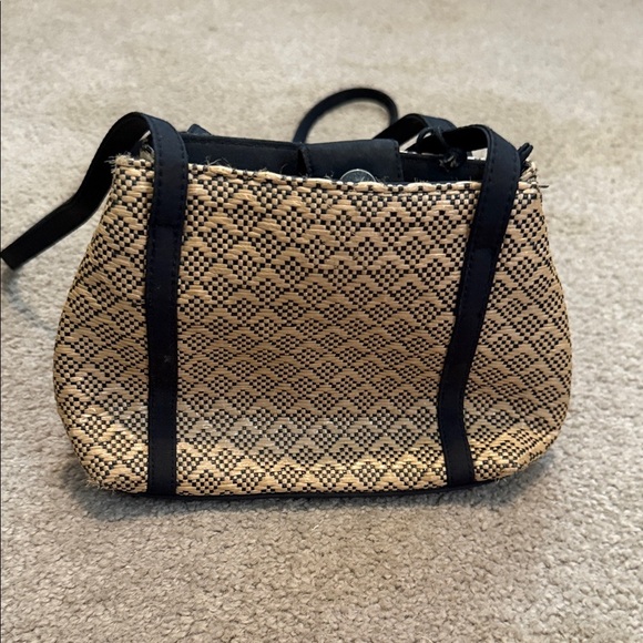 Marlo Vintage Black and Tan Crossbody Bag - Picture 12 of 12